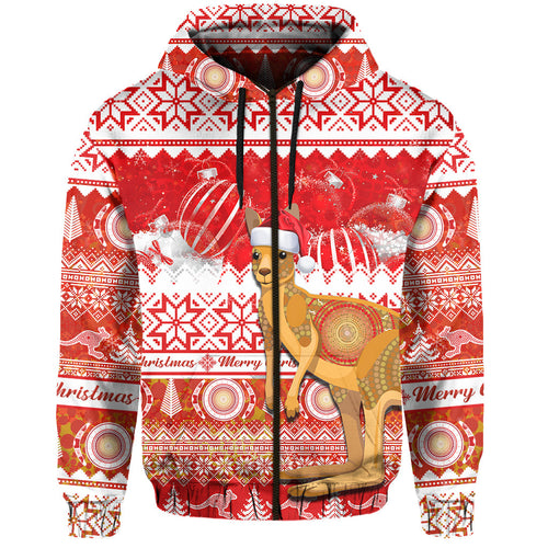 australia-hoodie-kangaroo-aboriginal-painting-merry-christmas