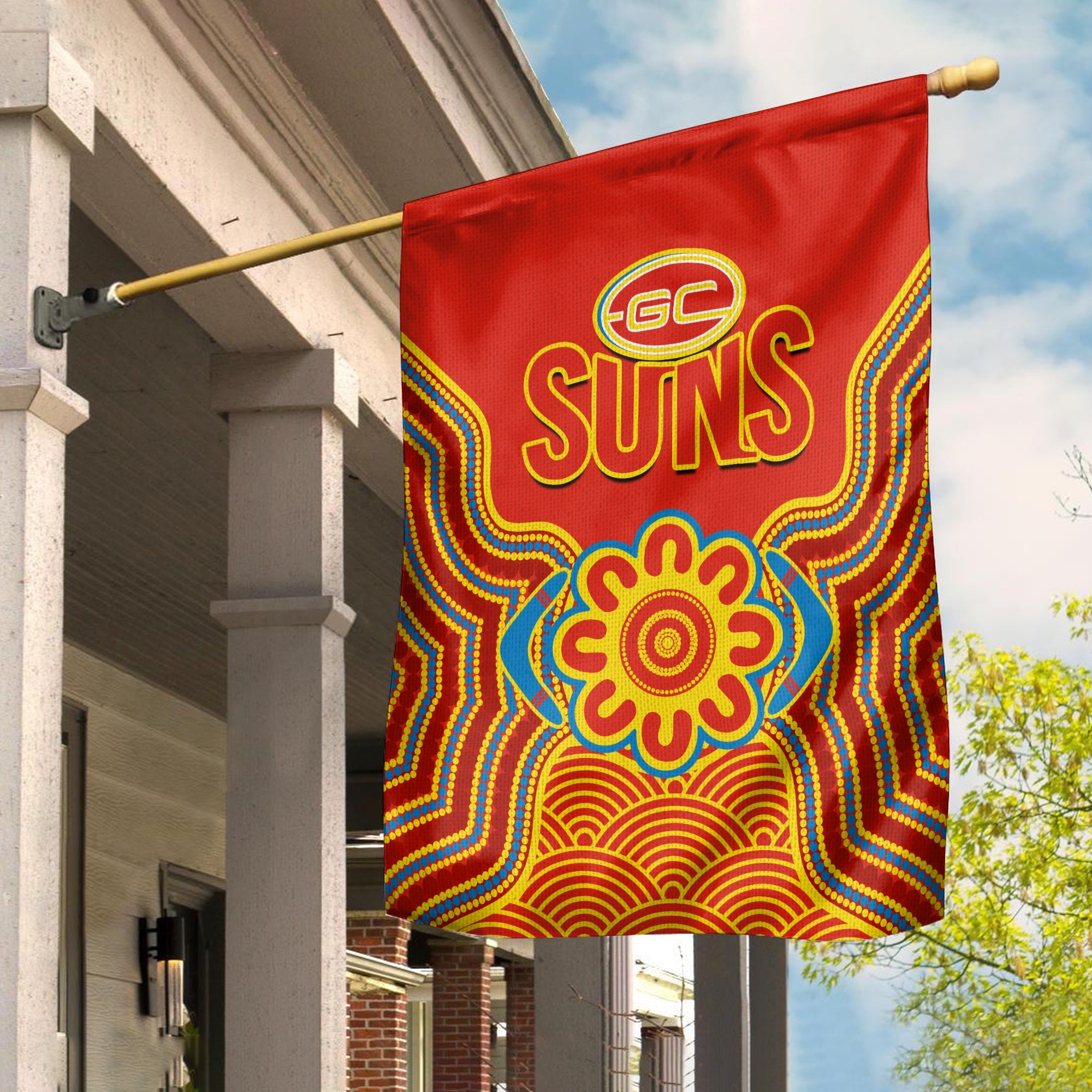 gold-coast-football-flag-suns-indigenous-pattern