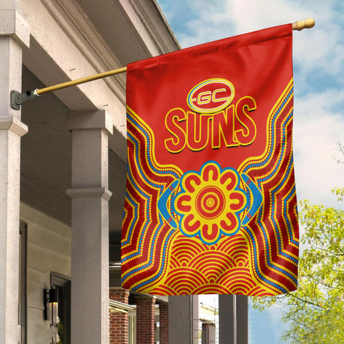 gold-coast-football-flag-suns-indigenous-pattern