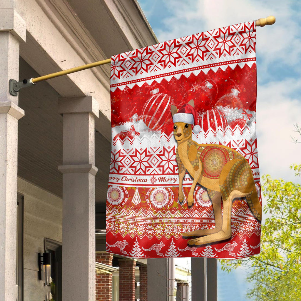 australia-flag-kangaroo-aboriginal-painting-merry-christmas