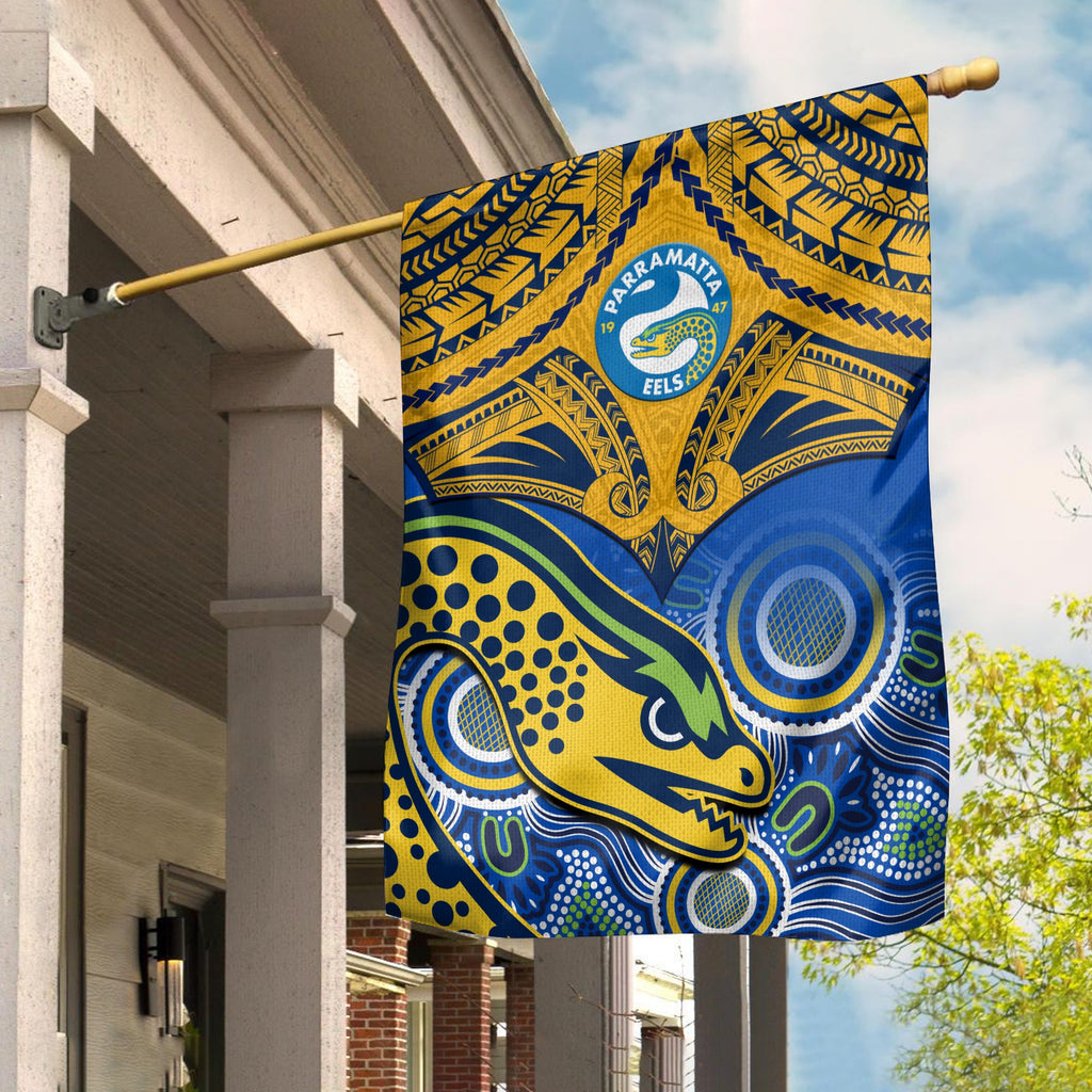parramatta-rugby-2023-flag-go-eels-polynesian-mix-indigenous-art