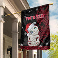 custom-personalised-new-zealand-christmas-flag-hei-tiki-red-pohutukawa-meri-kirihimete