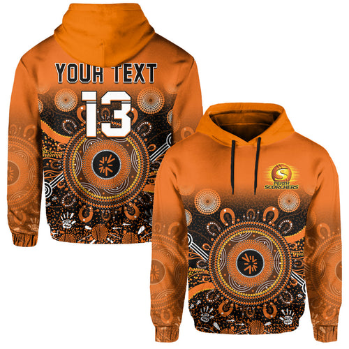 custom-text-and-number-perth-scorchers-hoodie-aboriginal-sunshine