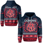 custom-personalised-demons-merry-christmas-hoodie-melbourne-football-indigenous