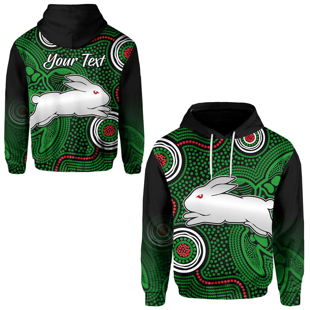 custom-personalised-rabbitohs-indigenous-hoodie-simple-green