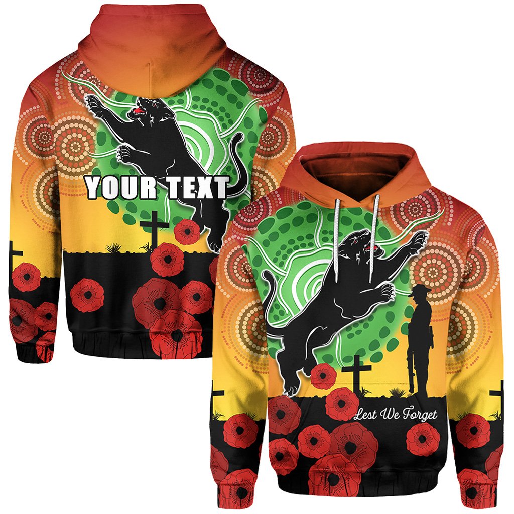 custom-personalised-panthers-anzac-day-hoodie-mix-indigenous-lest-we-forget