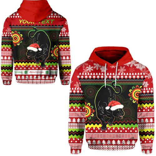 custom-personalised-panthers-christmas-hoodie-penrith-snow-mix-indigenous