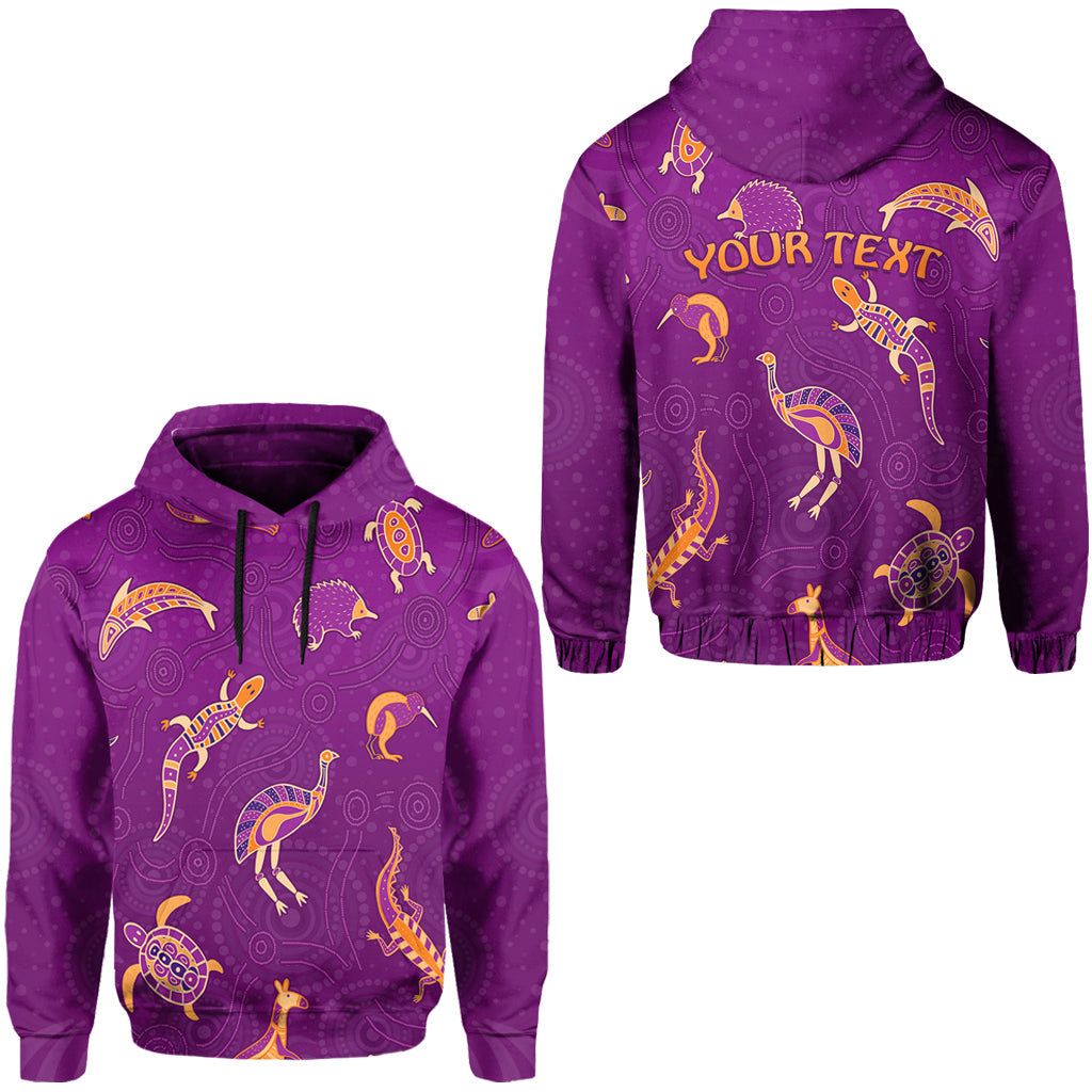 custom-personalised-aboriginal-art-hoodie-animals-australia-version-purple