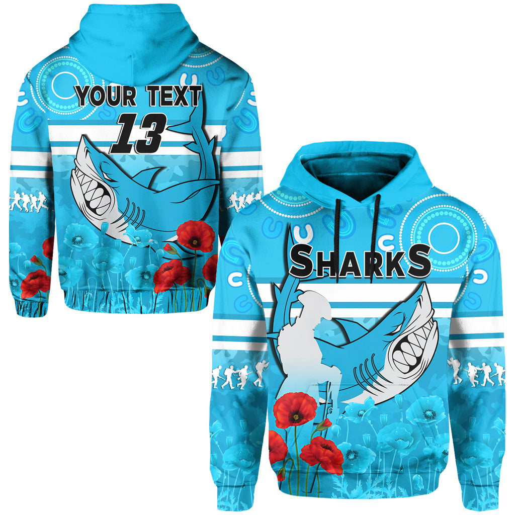 custom-text-and-number-sharks-anzac-2022-hoodie-cronulla-sutherland-lest-we-forget