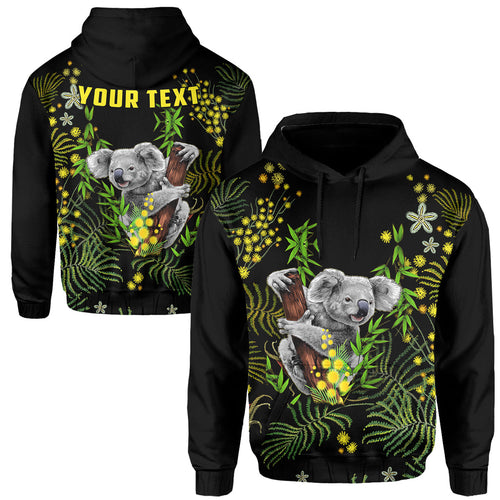 custom-personalised-golden-wattle-hoodie-koala-australia-acacia-pycnantha-version-simple