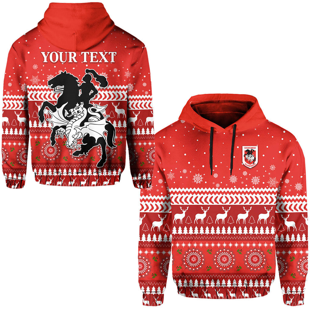 custom-personalised-dragons-hoodie-christmas-st-george-illawarra