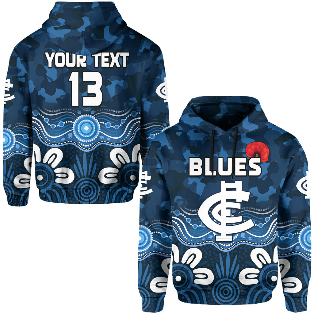 custom-text-and-number-blues-anzac-2022-hoodie-carlton-football-aboriginal-poppy