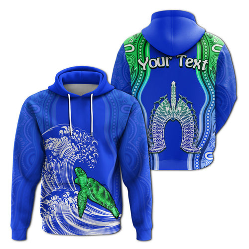 custom-personalised-torres-strait-islands-hoodie-the-dhari-mix-aboriginal-turtle-version-blue