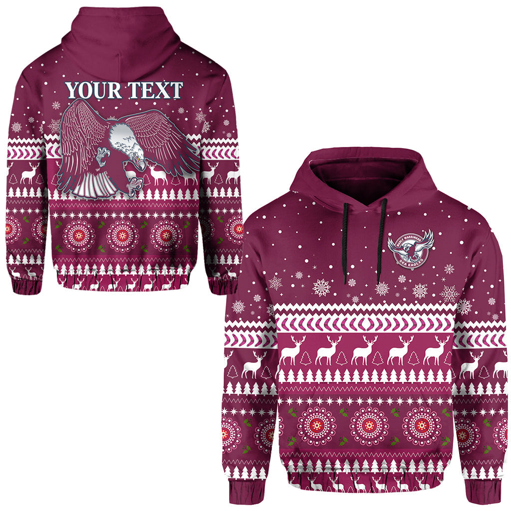 custom-personalised-sea-eagles-christmas-hoodie-manly-warringah