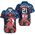 custom-personalised-roosters-rugby-hawaiian-shirt-boomerang-indigenous-dots