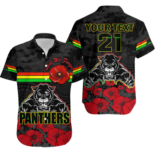 custom-personalised-panthers-rugby-anzac-hawaiian-shirt-angry-panther-camouflage-with-poppy