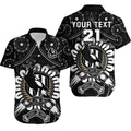 custom-personalised-magpies-football-hawaiian-shirt-boomerang-indigenous-dots