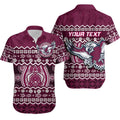 custom-personalised-manly-warringah-maroon-sea-eagles-christmas-vibe-hawaiian-shirt