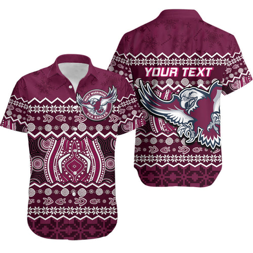 custom-personalised-manly-warringah-maroon-sea-eagles-christmas-vibe-hawaiian-shirt