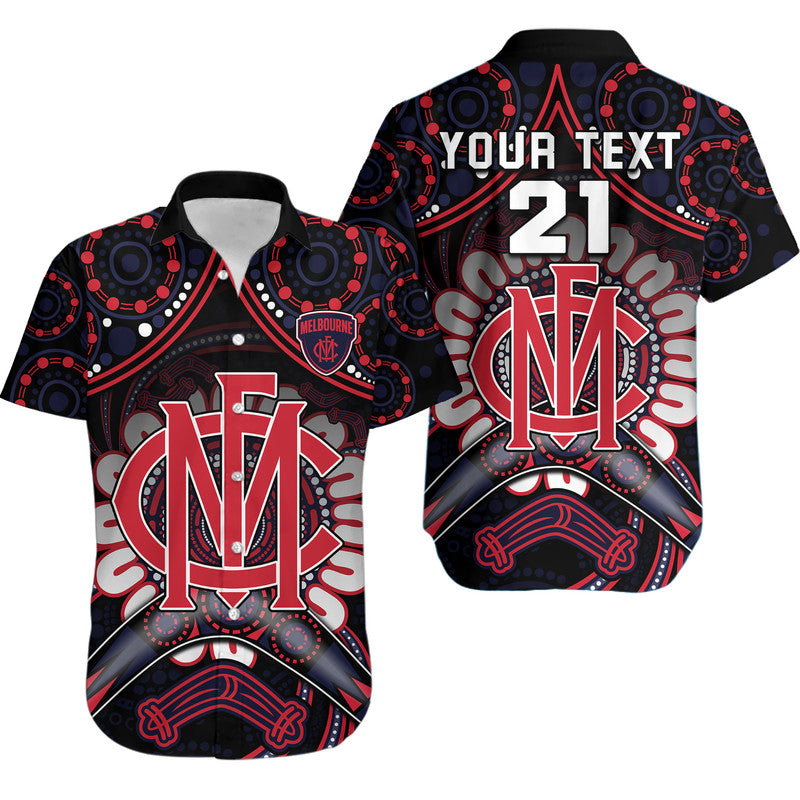 custom-personalised-demons-football-hawaiian-shirt-boomerang-indigenous-dots