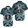 custom-personalised-port-adelaide-power-hawaiian-shirt-boomerang-indigenous-dots