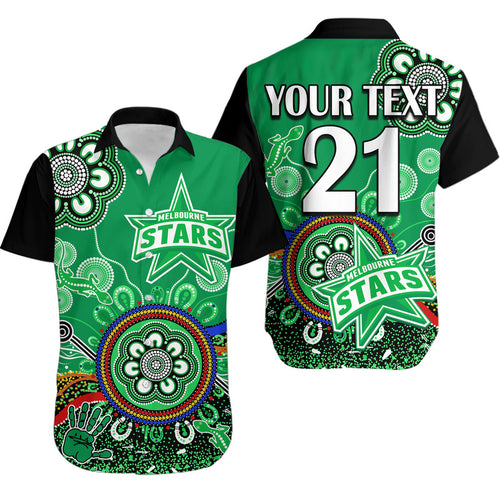 custom-personalised-melbourne-stars-hawaiian-shirt-cricket-indigenous-aboriginal-lizard-version