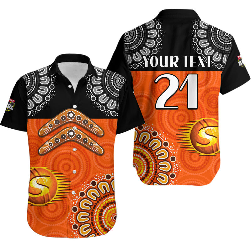 custom-personalised-perth-scorchers-cricket-hawaiian-shirt-aboriginal-double-boomerang