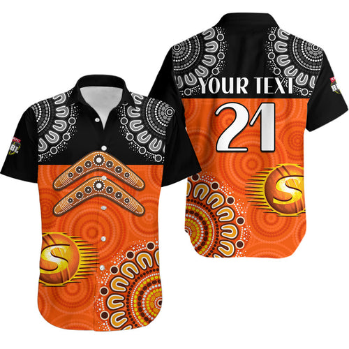 custom-personalised-perth-scorchers-cricket-hawaiian-shirt-aboriginal-double-boomerang