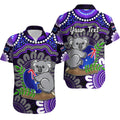 custom-personalised-australia-koala-aboriginal-hawaiian-shirt-koala-hugging-rugby-ball-purple