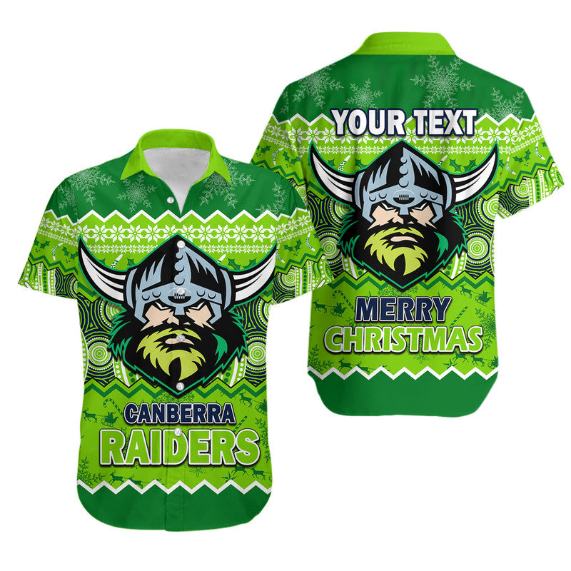 custom-personalised-canberra-the-green-machine-raiders-aboriginal-christmas-vibe-hawaiian-shirt