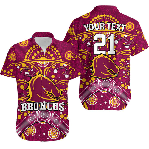 custom-personalised-broncos-rugby-hawaiian-shirt-boomerang-indigenous-dots