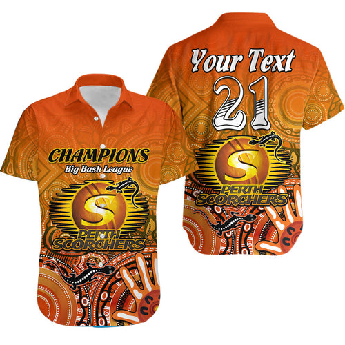 custom-personalised-perth-scorchers-champions-hawaiian-shirt-lizard-indigenous-aboriginal