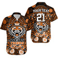 custom-personalised-wests-tigers-rugby-hawaiian-shirt-boomerang-indigenous-dots
