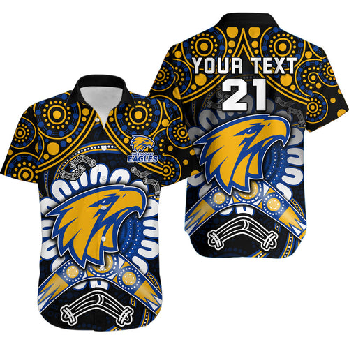 custom-personalised-west-coast-eagles-hawaiian-shirt-boomerang-indigenous-dots