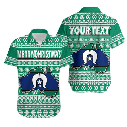 custom-personalised-australian-torres-strait-christmas-vibe-with-aboriginal-dot-painting-style-hawaiian-shirt
