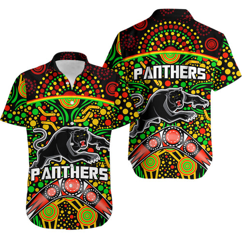panthers-rugby-hawaiian-shirt-boomerang-indigenous-dots