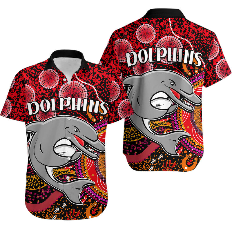dolphins-rugby-hawaiian-shirt-aboriginal-dots-verion