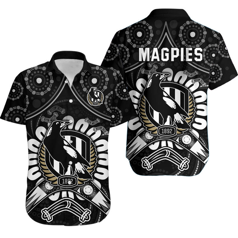magpies-football-hawaiian-shirt-boomerang-indigenous-dots