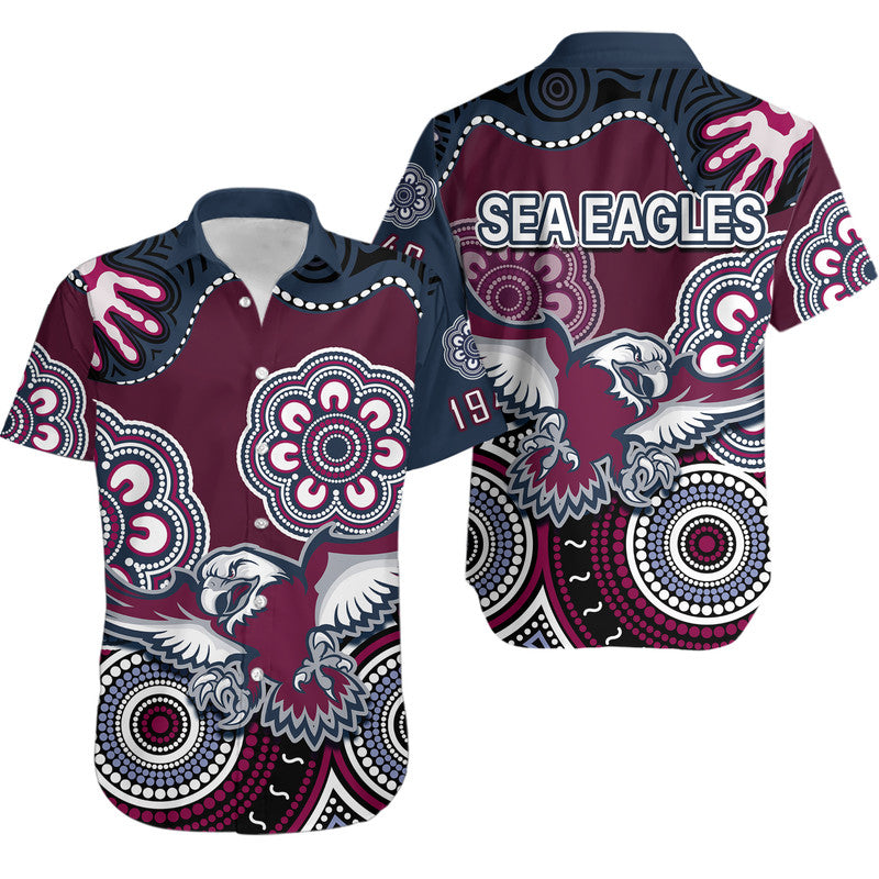 sea-eagles-rugby-hawaiian-shirt-simple-aboriginal-1946