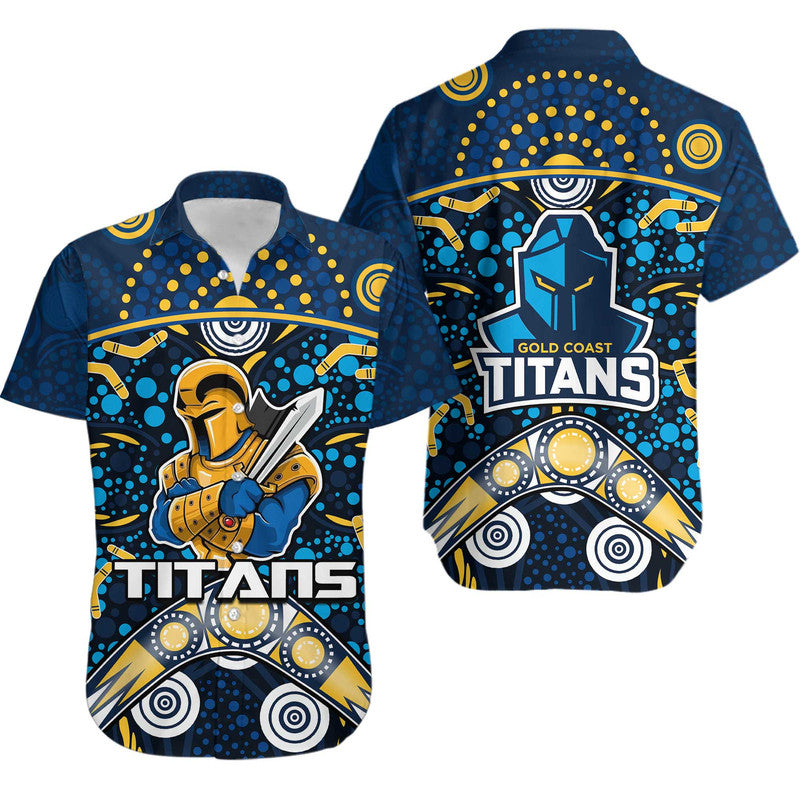 titans-rugby-hawaiian-shirt-boomerang-indigenous-dots