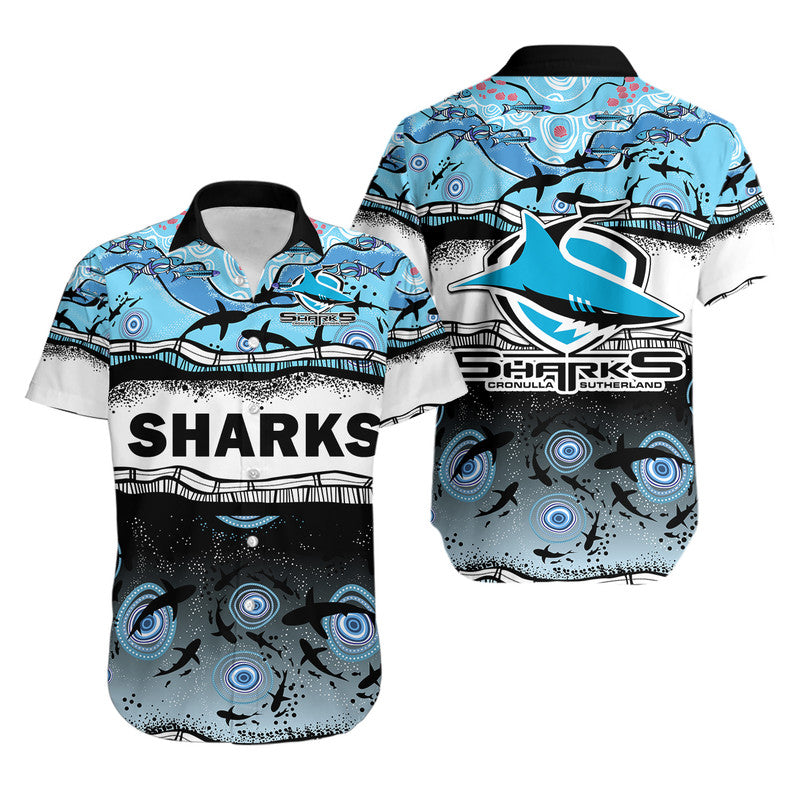 sharkies-aboriginal-hawaiian-shirt