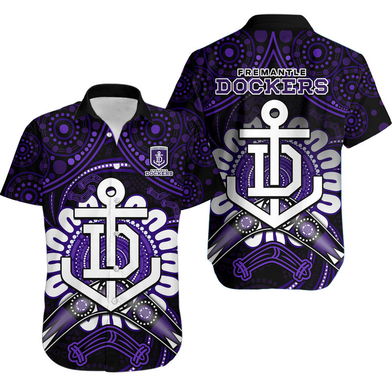 dockers-football-hawaiian-shirt-boomerang-indigenous-dots
