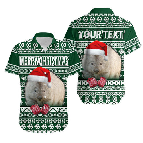 custom-personalised-australian-wombat-christmas-vibe-with-aboriginal-dot-painting-style-hawaiian-shirt