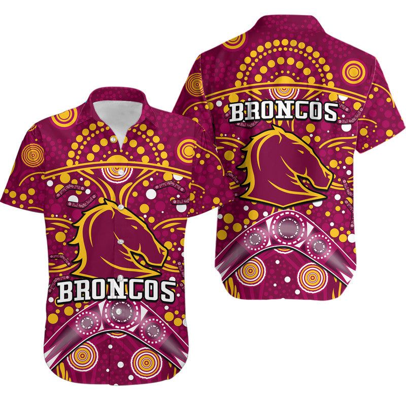 broncos-rugby-hawaiian-shirt-boomerang-indigenous-dots