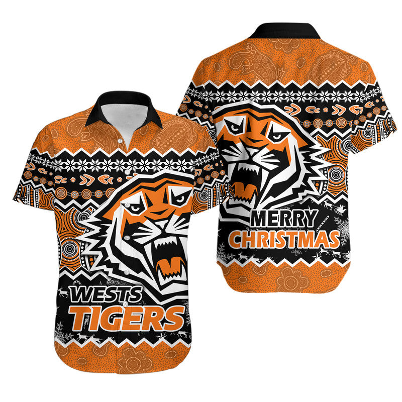wests-tigers-aboriginal-christmas-vibe-gold-version-hawaiian-shirt