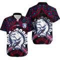 western-bulldogs-football-hawaiian-shirt-boomerang-indigenous-dots
