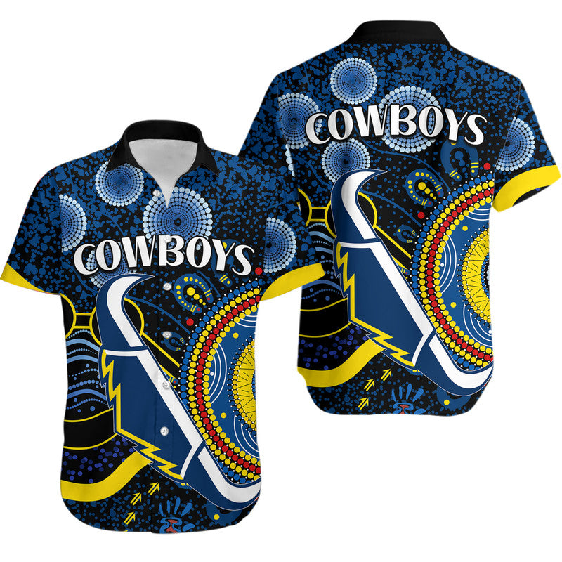 cowboys-rugby-hawaiian-shirt-aboriginal-dots-version
