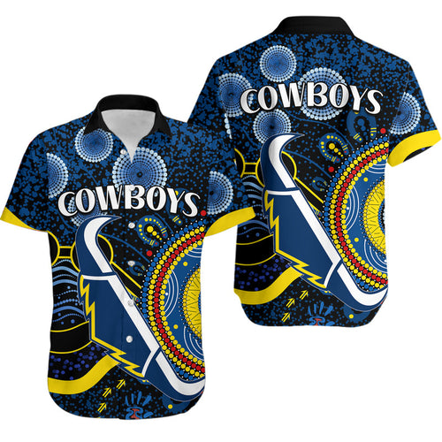 cowboys-rugby-hawaiian-shirt-aboriginal-dots-version