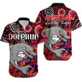 dolphins-rugby-anzac-hawaiian-shirt-aboriginal-military-and-poppy-flowers