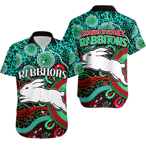 rabbitohs-rugby-hawaiian-shirt-aboriginal-dots-verion